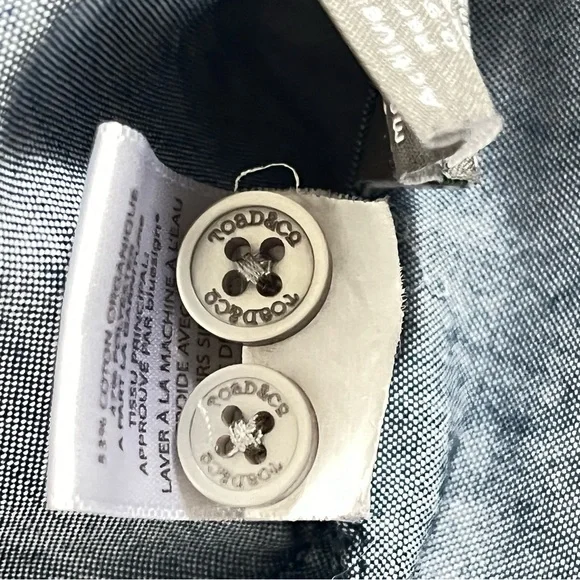 Toad & Co Shirt Men Size XL Blue Cotton Blend Guide Outdoors Fishing Hiking - Picture 6 of 10